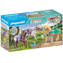 PLAYMOBIL 71356 3 horses Morgan, Quarter Horse and Shagya - Horses of