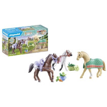 PLAYMOBIL 71356 3 horses Morgan, Quarter Horse and Shagya - Horses of