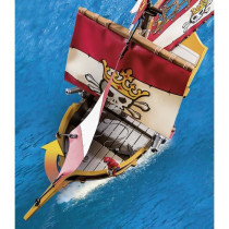PLAYMOBIL 71318 Pirate Rowboat - Pirates - With two characters, two ca