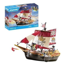 PLAYMOBIL 71318 Pirate Rowboat - Pirates - With two characters, two ca