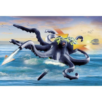 PLAYMOBIL 71419 Pirate with giant octopus - Pirates - With a pirate, a