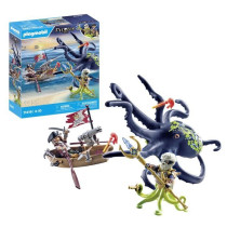 PLAYMOBIL 71419 Pirate with giant octopus - Pirates - With a pirate, a