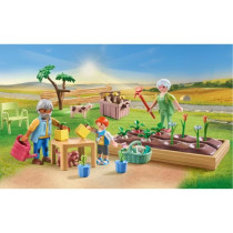 PLAYMOBIL 71443 Grandparents and vegetable garden - Country - Ages 4 a