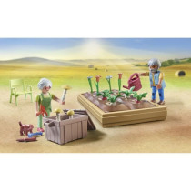 PLAYMOBIL 71443 Grandparents and vegetable garden - Country - Ages 4 a