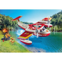 PLAYMOBIL 71463 Seaplane with firefighter - Action Heroes - Firefighte