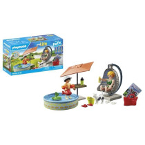 PLAYMOBIL 71476 Mom and child with hanging chair