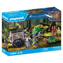 PLAYMOBIL 71484 Novelmore Convoy with Bandit, Novelmore, Knights and R