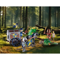 PLAYMOBIL 71484 Novelmore Convoy with Bandit, Novelmore, Knights and R