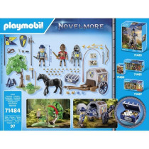 PLAYMOBIL 71484 Novelmore Convoy with Bandit, Novelmore, Knights and R