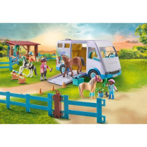 PLAYMOBIL 71493 Horse and Pony Van with Paddock