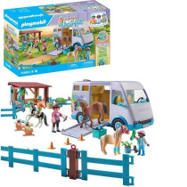 PLAYMOBIL 71493 Horse and Pony Van with Paddock