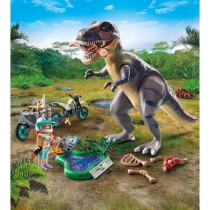 PLAYMOBIL 71524 Explorer with Motorcycle and Tyrannosaurus