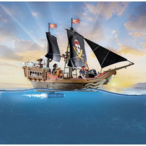 PLAYMOBIL 71530 Pirate Ship, 137 pieces including 3 characters and 4 a