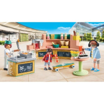 PLAYMOBIL 71538 Fast Food Stand, My Life, 54 pieces, Ages 5 and up