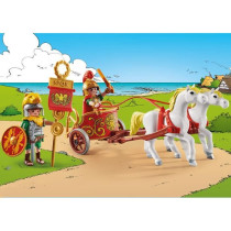 PLAYMOBIL 71543 Asterix: Caesar with chariot and horses