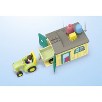 PLAYMOBIL Junior 71656 Farm tractor and animals, characters, For baby