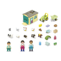 PLAYMOBIL Junior 71656 Farm tractor and animals, characters, For baby
