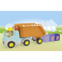 PLAYMOBIL Junior 71685 Dump Truck, Ages 12 months and up