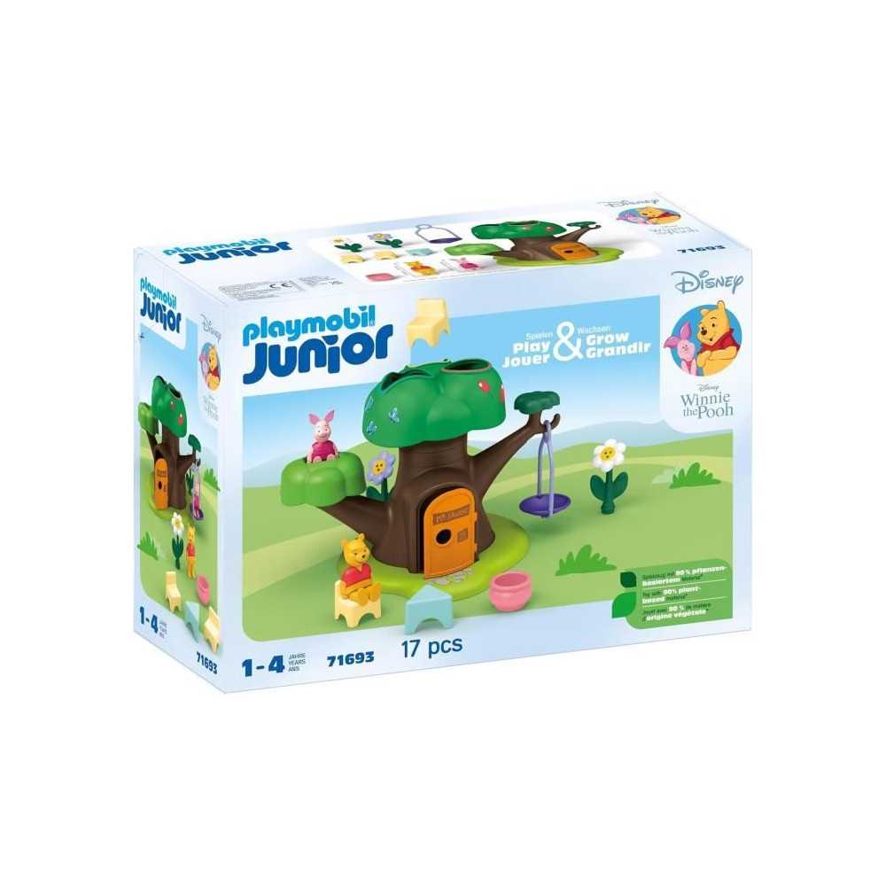 PLAYMOBIL JUNIOR 71693 Winnie l'ourson et Porcinet avec cabane