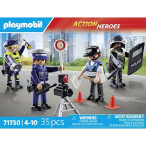 PLAYMOBIL 71730 Police Jobs Set: 4 Police Officers