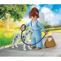 PLAYMOBIL 71736 Businesswoman with her Dalmatian
