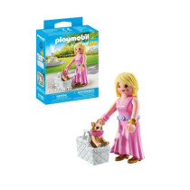 PLAYMOBIL 71737 Lady with Chihuahua and Transport Basket