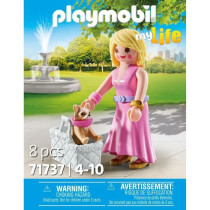 PLAYMOBIL 71737 Lady with Chihuahua and Transport Basket