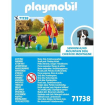 PLAYMOBIL 71738 Girl with mountain dog