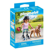 PLAYMOBIL 71739 Roller Girl with Retriever