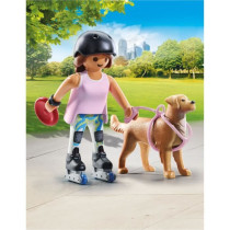 PLAYMOBIL 71739 Roller Girl with Retriever