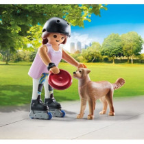 PLAYMOBIL 71739 Roller Girl with Retriever