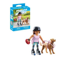 PLAYMOBIL 71739 Roller Girl with Retriever