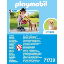 PLAYMOBIL 71739 Roller Girl with Retriever