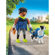 PLAYMOBIL 71740 Sporty Man with Border Collie