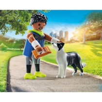 PLAYMOBIL 71740 Sporty Man with Border Collie