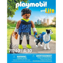 PLAYMOBIL 71740 Sporty Man with Border Collie