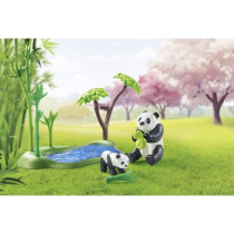 PLAYMOBIL 71762 Asian Garden with Panda Family