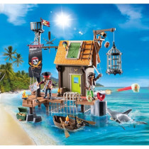PLAYMOBIL 71792 Pirate Harbor and Lair with Prisons