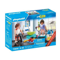 PLAYMOBIL 71806 Athletes with fitness equipment