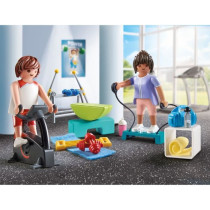 PLAYMOBIL 71806 Athletes with fitness equipment