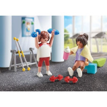 PLAYMOBIL 71806 Athletes with fitness equipment
