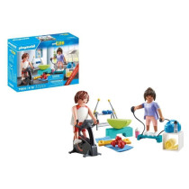 PLAYMOBIL 71806 Athletes with fitness equipment