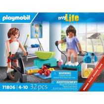 PLAYMOBIL 71806 Athletes with fitness equipment