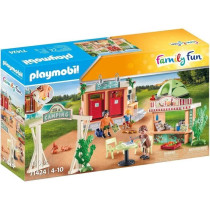 PLAYMOBIL 71424 Camping, Camping World, with a working shower and acce