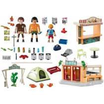 PLAYMOBIL 71424 Camping, Camping World, with a working shower and acce