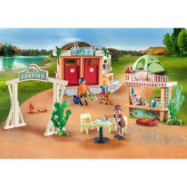 PLAYMOBIL 71424 Camping, Camping World, with a working shower and acce