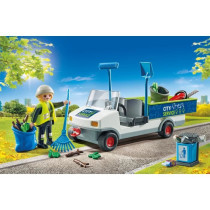 PLAYMOBIL 71433 Maintenance agent with electric vehicle - City Action