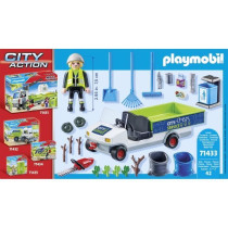 PLAYMOBIL 71433 Maintenance agent with electric vehicle - City Action