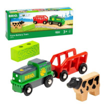 Brio Battery-powered farm train - wooden circuit