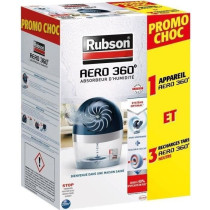 RUBSON Aero 360° Moisture Absorber Shock Promo 20 m² + 3 refills